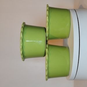 Chanel Lime Green Souffle Dishes